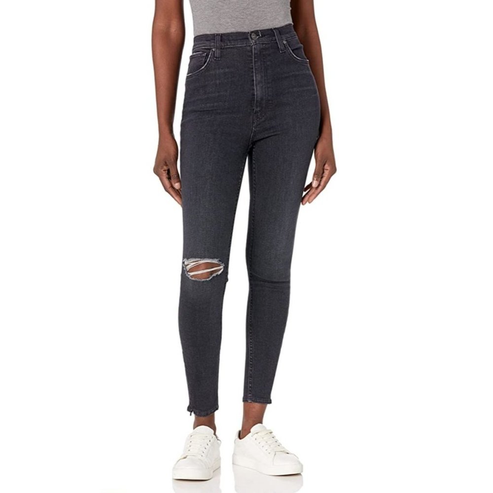 HUDSON Women's Centerfold High Rise, Super Skinny Ankle Jean Size 33